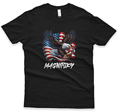 Camiseta Magnitsky Justice Eagle – Águia Americana e Liberdade