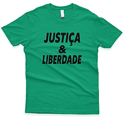 Camiseta Justiça & Liberdade