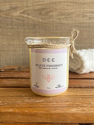 Vela Mbee & Aromma Candles - B•E•E Vela de Massagem Lavanda