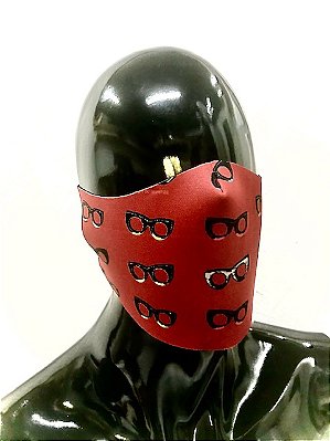 THE MASK: Máscaras Faciais em Neoprene  - Modelo THY - Cor Vermelho