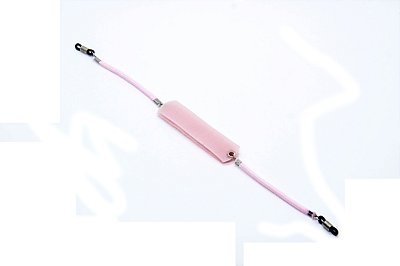 CORRENTE CORDÃO VELCRO Modelo: Velcro cor: Rosa (Comprimento regulável)
