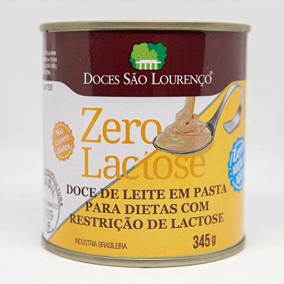 Doce de Leite Zero Glúten Zero Lactose Zero Açúcar 335g
