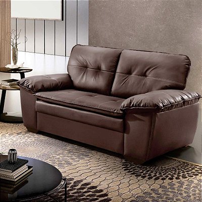 Sofá 2 lugares Marrocos - Tecido korano marrom RDM