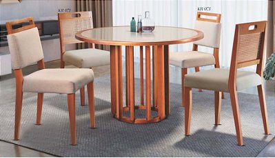 Mesa c/ 4 cadeiras Narciso - KR