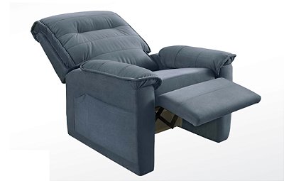 Poltrona do Papai Dreams - Veludo cinza FER