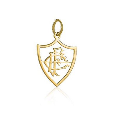 Pingente Fluminense Folheado a Ouro 18K