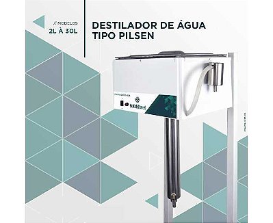 Destilador De Água Tipo Pilsen 2 Litros Solidsteel SSDEST 2 L