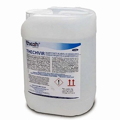 Desinfetante Esterilizador Peróxido de Hidrogênio 5 Litros Thechvir