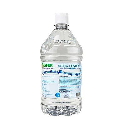 Água destilada 1 Litro - ASFER