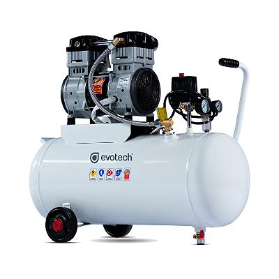 Compressor Odontológico 2 consultórios 50 Litros Evotech