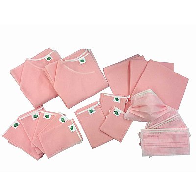 Kit Cirúrgico Implante Estéril Gramatura 40 Rosa Protdesc