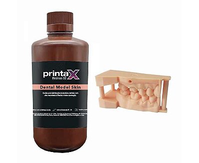 Resina Para Impressora 3D PrintaX Model Skin 1kg Odontomega