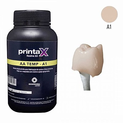 Resina Para Impressora 3D Para Provisórios Printax AA Temp OdontoMega