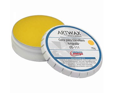 Cera Para Escultura Artwax Press Amarela Opaca Odontomega