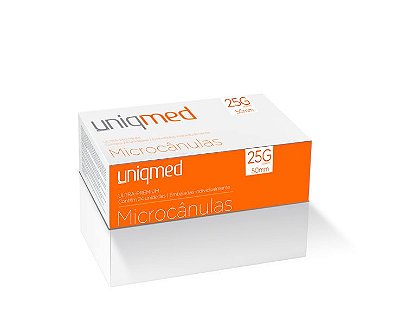 Microcânula Para Preenchimento 25Gx50mm Uniqmed C/12