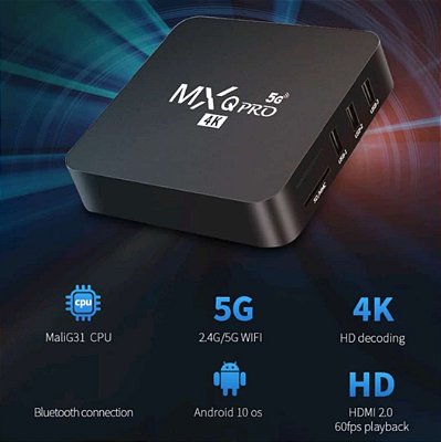 Conversor Smart MXQ PRO 4k