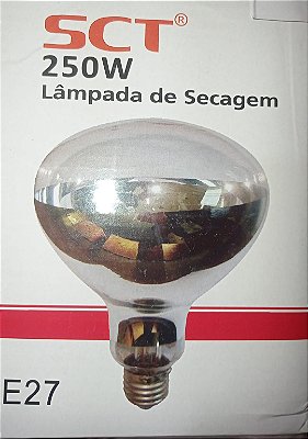 Lâmpada de Secagem 250w 127v E27