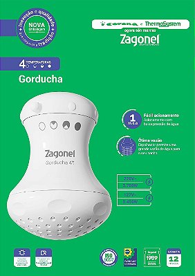 Ducha Gorducha 4 Temperaturas da Zagonel