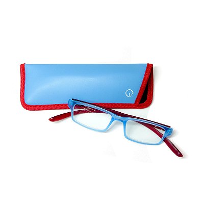 Óculos de Leitura HUG Azul/Vermelho