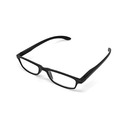 Óculos de Leitura Retangular Pequeno Preto