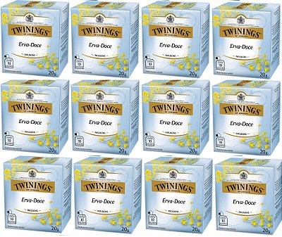 Chá Twinings Erva Doce Kit 12 Caixas 10 Un 120 Sachês