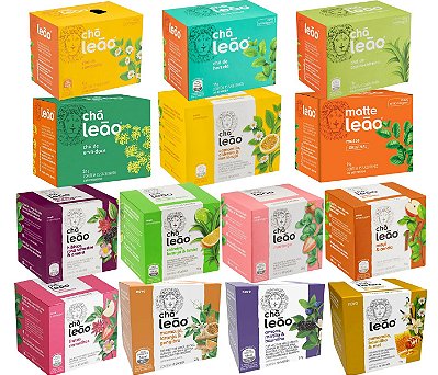 Chá Leão Kit 14 Caixas 170 Sachês