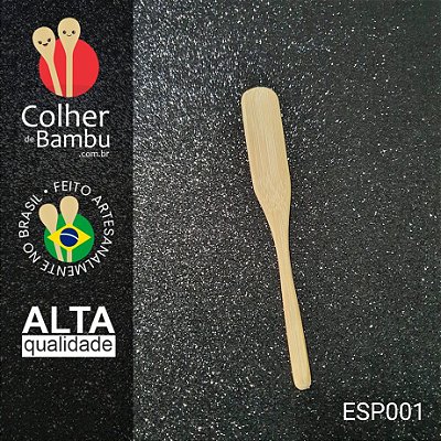 Espátula Passador de Manteiga de Bambu Arredondado 2,0 x 15,0 cm