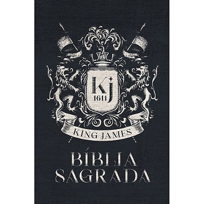 Bíblia King James 1611 Capa Dura | Brasão - Letra Normal