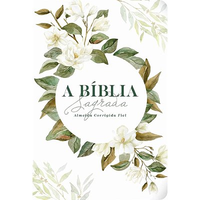 Biblia ACF Magnolia Branca - Letra Grande