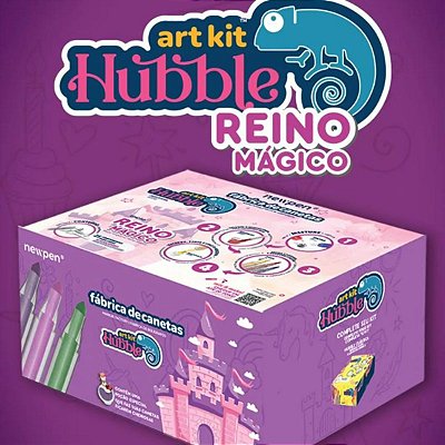 Art Kit Hubble Reino Mágico - A Fábrica de Canetas Perfumadas Newpen