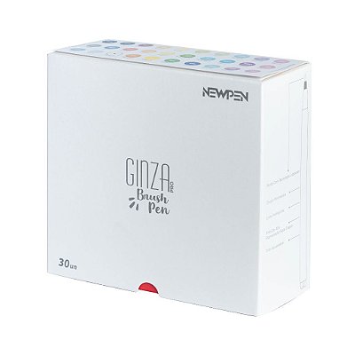 Newpen Ginza Pro - Kit com 30 Brush Pens
