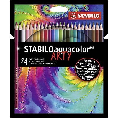 Lápis de Cor Stabilo Aquacolor Arty - 24 Cores