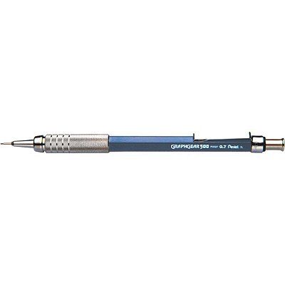 Lapiseira Pentel Graphgear 500 0.7 mm - Azul