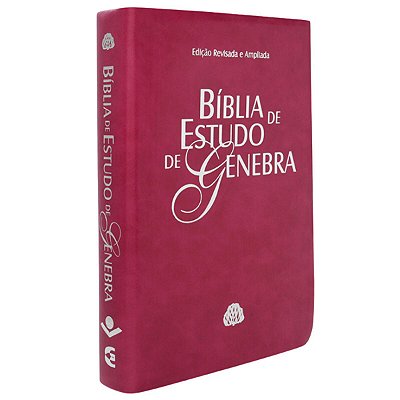 Bíblia de Estudo de Genebra - Capa Rosa - ARA - Capa Luxo