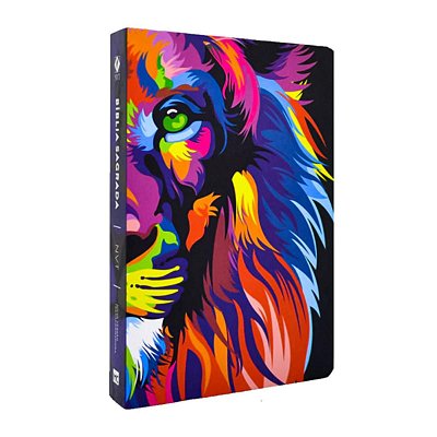 Bíblia NVT - Lion Colors - Capa Pop Flex - Letra Normal