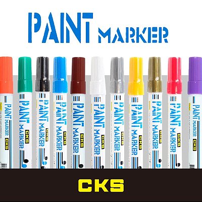Marcador Permanente Paint Market CKS - Marcador Industrial