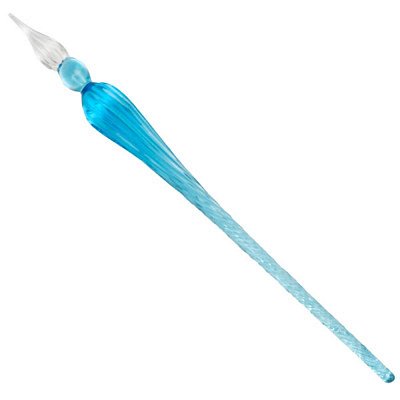 Pena Para Caligrafia - Vidro Azul- SFB01893