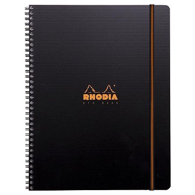 Caderno Rhodia Pro Book A4+  80FL 90G - Espiral 119930C