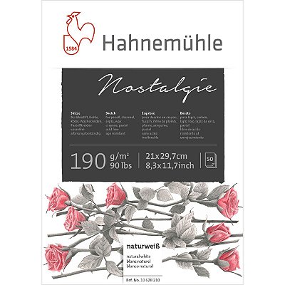 Papel Hahnemühle Nostalgie Sketch Pad A4 - 50 folhas