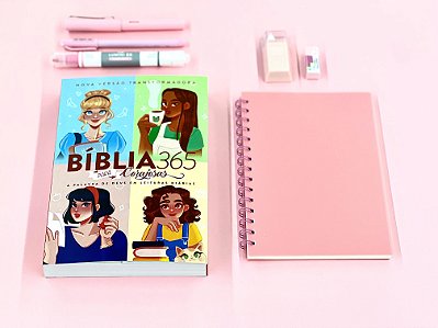 Kit Corajosas - Bíblia + Papelaria - Bianca
