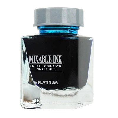 Tinta Para Caneta Tinteiro - Platinum Mixable - Aqua Blue