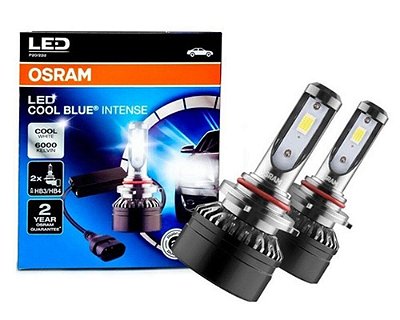 Kit Super Led HB3 HB4 12v 25w 6000k Cool Blue Intense Osram