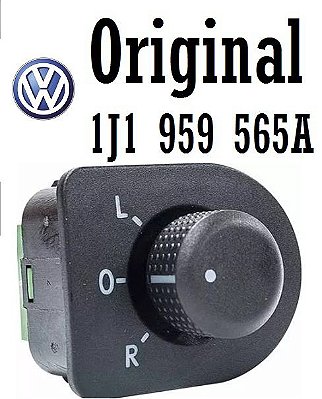 Botão Retrovisor Elétrico VW Fox Gol Voyage G5 / G6