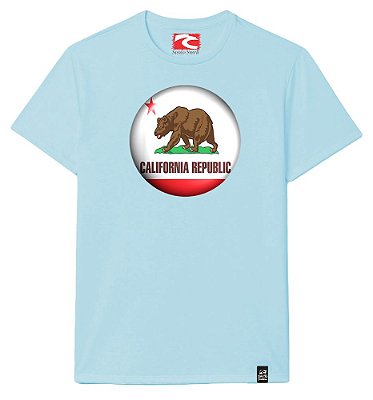 Camiseta Santo Swell California Bear in the Forest Estampada Manga Curta 7 Cores