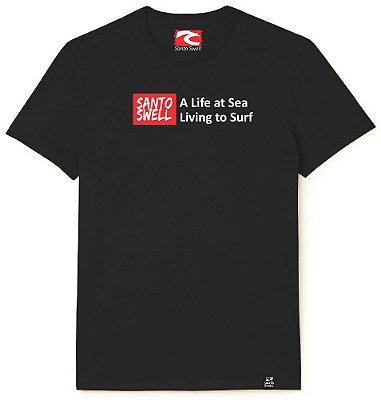Camiseta Masculino Santo Swell Life at Sea Manga Curta Estampada 4 Cores
