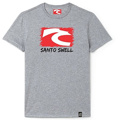 Camiseta Masculino Santo Swell Classico Logo Estampada Manga Curta 5 Cores