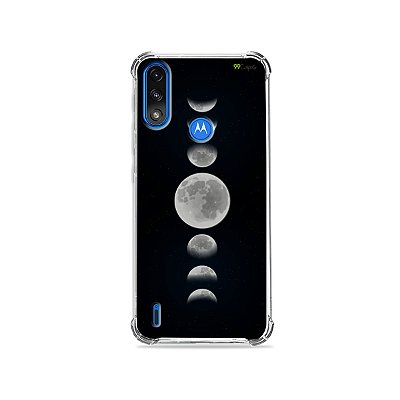 Capa para Moto E7 Power - Fases da Lua