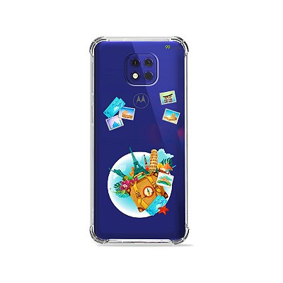 Capa (Transparente) para Moto G10 Play - Memórias