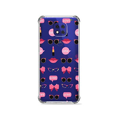 Capa (Transparente) para Moto G10 Play - Girls