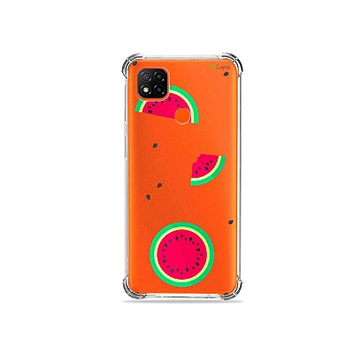 Capa (Transparente) para Redmi 9C - Melancias